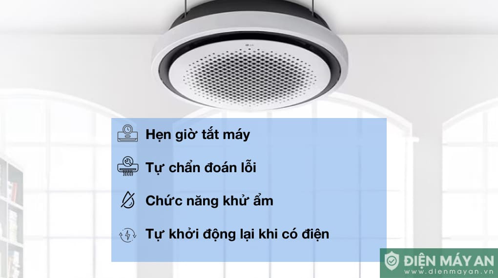 Điều hòa âm trần cassette LG Inverter 36000 BTU ZTNQ36GYLA0